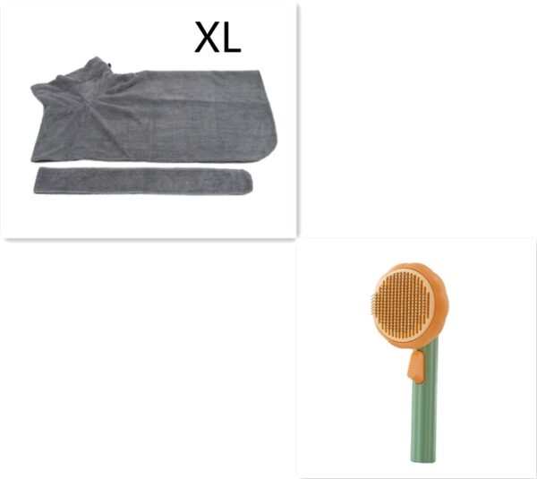 New Pet Cat Brush Hot Selling Hand-held Steel Wire Self-cleaning Comb Looper For Hair Removal - Imagen 7