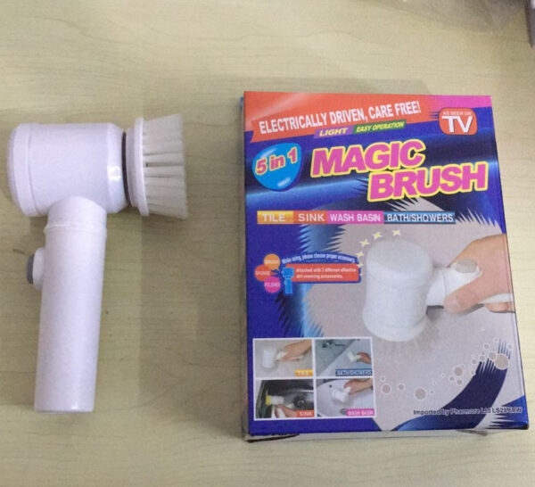 Electric Cleaning Brush Magic Brush Electric Bathtub Brush Housework 5 In 1 Cleaning Brush Electric Bathtub Brush Cleaning Brushes - Imagen 7