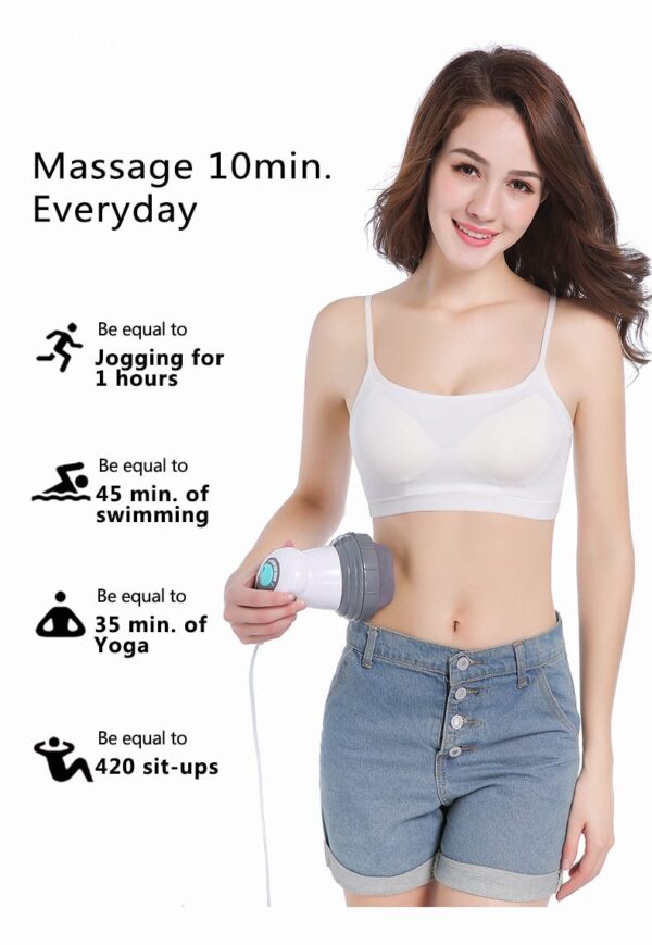 Electric Noiseless Vibration Kneading And Massage Roller Full Body Massager - Imagen 7