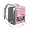 Pet Cat Carrier Backpack Breathable Cat Travel Outdoor Shoulder Bag For Small Dogs Cats Portable Packaging Carrying Pet Supplies - Imagen 3