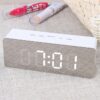 Digital LED multi-function mirror clock - Imagen 3