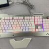 ErgonomicWired Gaming Keyboard with RGB Backlight Phone Holder - Imagen 8