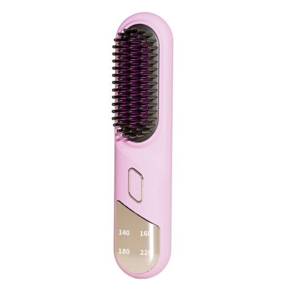 Wet Dry Hair Straightener Cordless Hair Straightener Brush With Fast Heating Negative Ions For Fluffy Curly Hair For Electric - Imagen 4