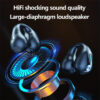 Bone Conduction Headphones TWS Earbuds Ear Clip Bluetooth 5.3 Touch Wireless Earphone In-Ear Bass HIFI Sports Headset - Imagen 5