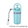 Portable Lightweight Dog Pooper Scooper With Built-in Poop Bag Dispenser Eight-claw Shovel For Pet Toilet Picker Pet Products - Imagen 4