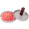 Mini Burger Press Slider Patty Wood Handle Hamburger Press Burger Press Maker Grill BBQ Party Maker Meat Press Kitchen Gadgets - Imagen 7