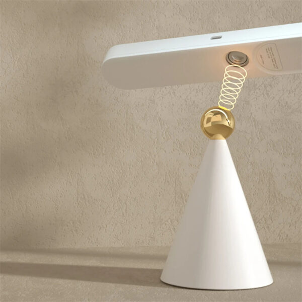 Reading Table Lamp Creative Geometric Desk Lamp Wireless Wall Lamp Multifunctional Magnetic Suction Small Night Light - Imagen 4