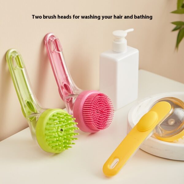 Dogs Cats Pets Brush Pet Bath Brush Cleaning Brushes Long Handle Shower Brush Pet Supplies Cat Dog Pet Grooming Comb For Pet Products - Imagen 4