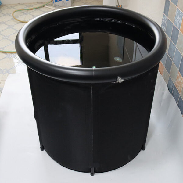 Portable Ice Baths Inflatable Air Ring PVC Bath Bath Household Bath Tub Holder Foldable Bath Tub For Recovery Therapy Outdoor - Imagen 8