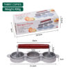 Mini Burger Press Slider Patty Wood Handle Hamburger Press Burger Press Maker Grill BBQ Party Maker Meat Press Kitchen Gadgets - Imagen 8