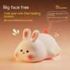 Cute LED Night Light Touch Sensor Cartoon Kid's Nightlights Big Face Rabbit Silicone Night Light Christmas Gift Bedside Lamp Home Decor - Imagen 8