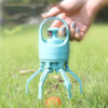 Portable Lightweight Dog Pooper Scooper With Built-in Poop Bag Dispenser Eight-claw Shovel For Pet Toilet Picker Pet Products - Imagen 8