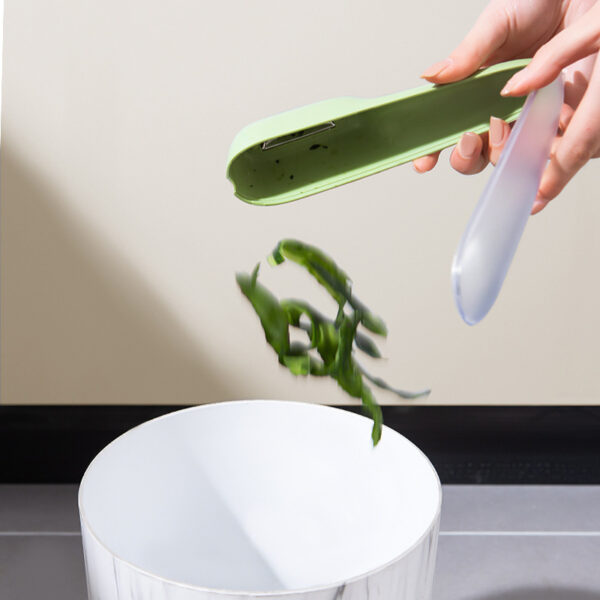 Storage Type Peeling Knife Potato Cucumber Peeler With Storage Tube Apple Fruit Vegetable Scratcher Household Kitchen Gadge - Imagen 2