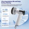 Multifunctional Smart Display Electric Cleaning Brush Wireless Kitchen Sink Cleaning Brush Waterproof Electric Pot Brush Cleaning Tool - Imagen 4