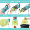 Portable Lightweight Dog Pooper Scooper With Built-in Poop Bag Dispenser Eight-claw Shovel For Pet Toilet Picker Pet Products - Imagen 6
