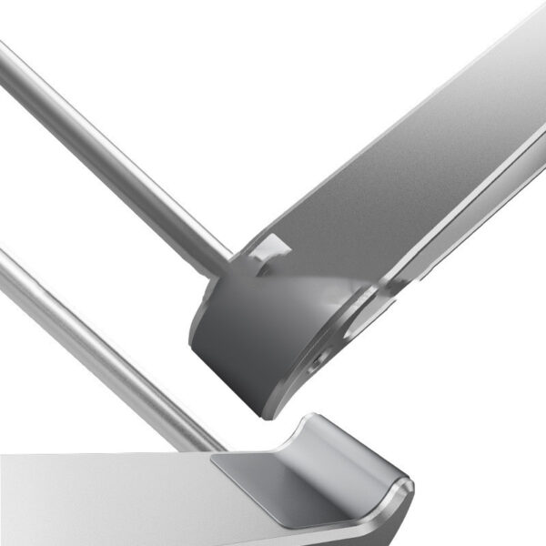 Portable Laptop Holder Stand Base Aluminum Alloy Computer Notebook PC Riser Computer Laptop Holder Cooling Bracket Riser Portable Laptop Holder Stand Base Aluminum Alloy Computer Notebook PC Riser - Imagen 4